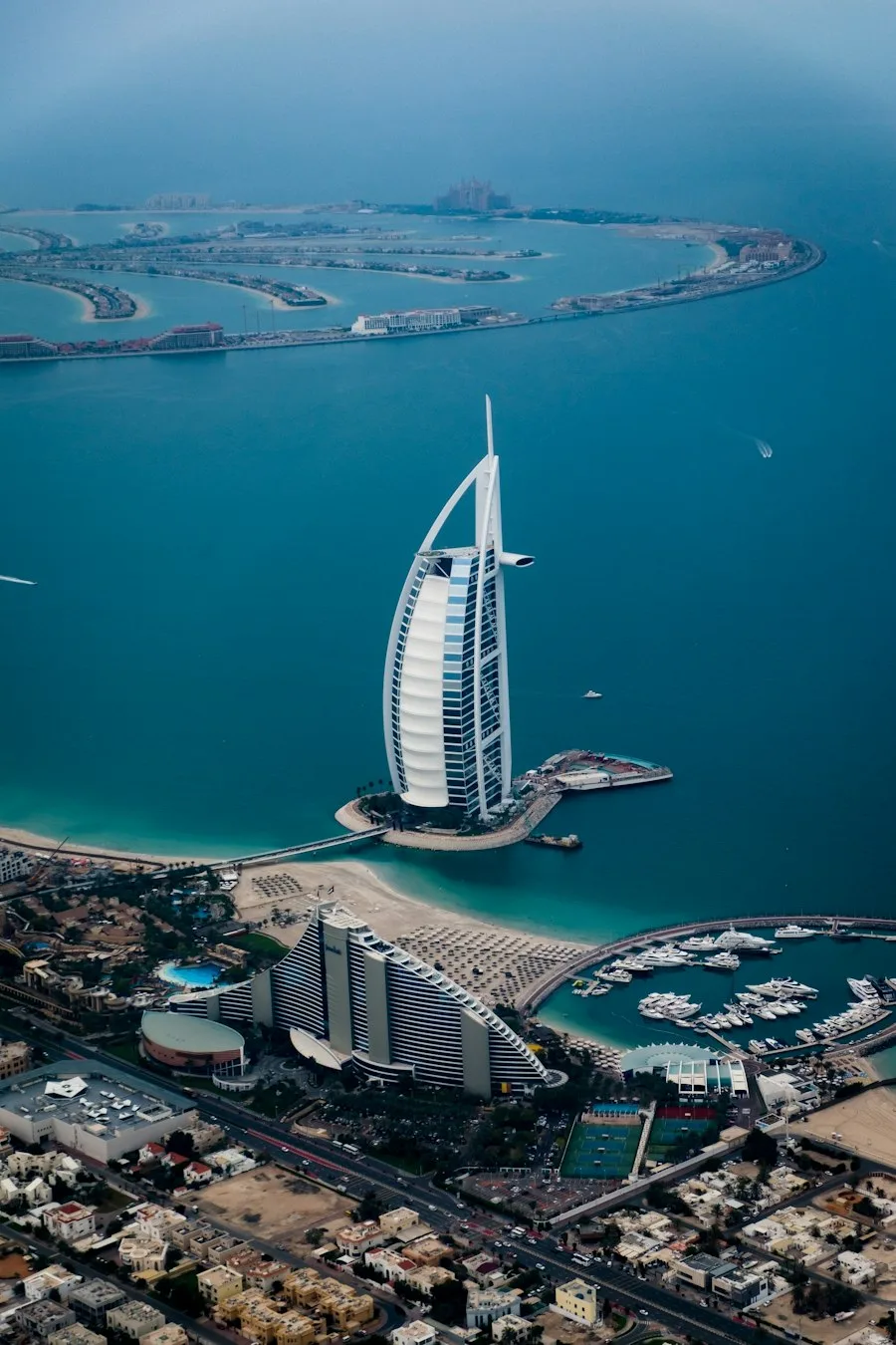 Dubai skyline at night — home market of Widget System digital marketing agency